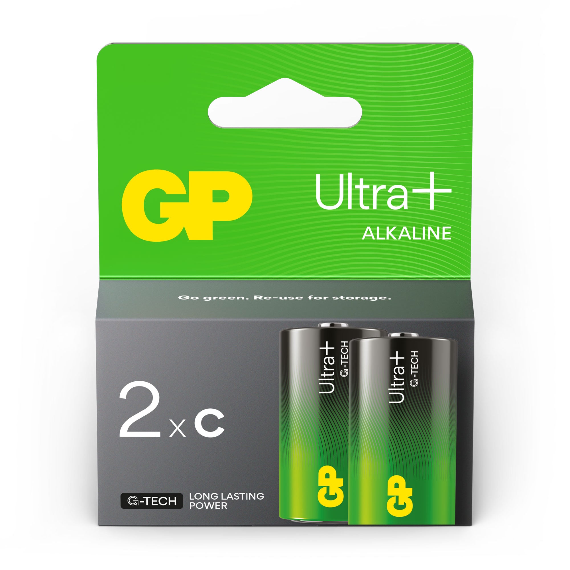 GP Ultra+ Alkaline C Batterien