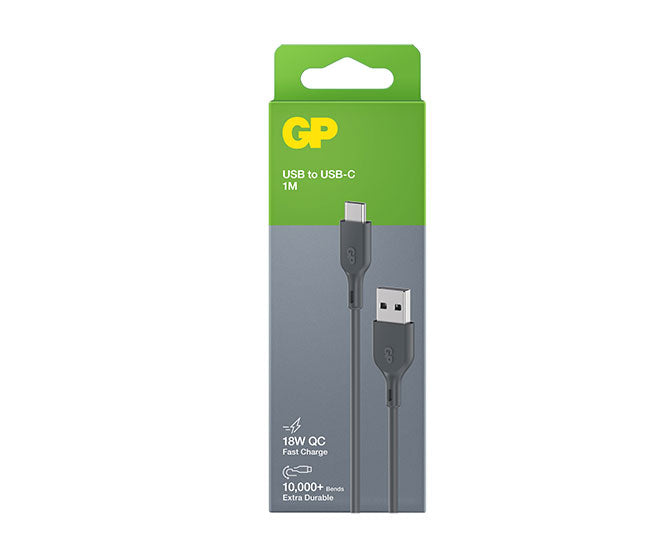 GP 1 Meter USB-A auf USB-C Lade- und Synchronisationskabel CC1N