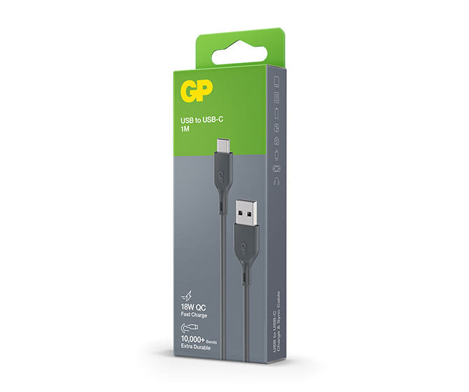 GP 1 Meter USB-A auf USB-C Lade- und Synchronisationskabel CC1N