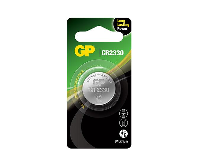 GP CR2330 Lithium Knopfzelle