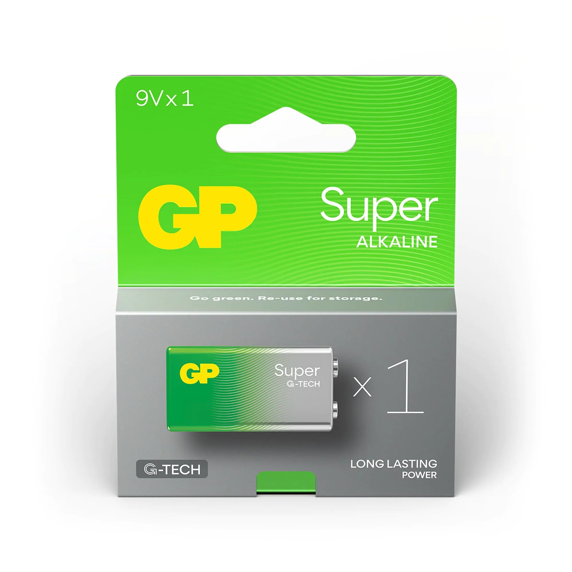 GP Super Alkaline 9V Batteries