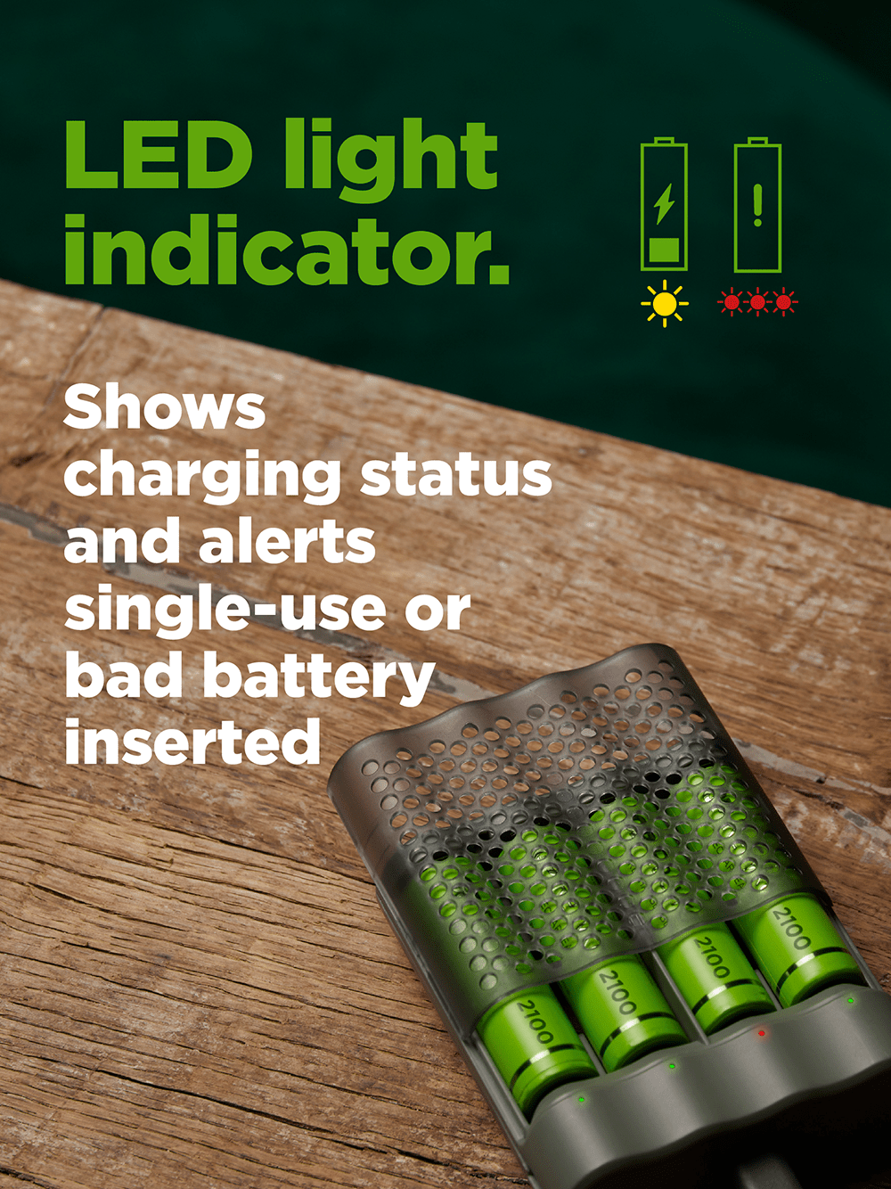  Recyko-Schnellladestation – LED-Lichtanzeige