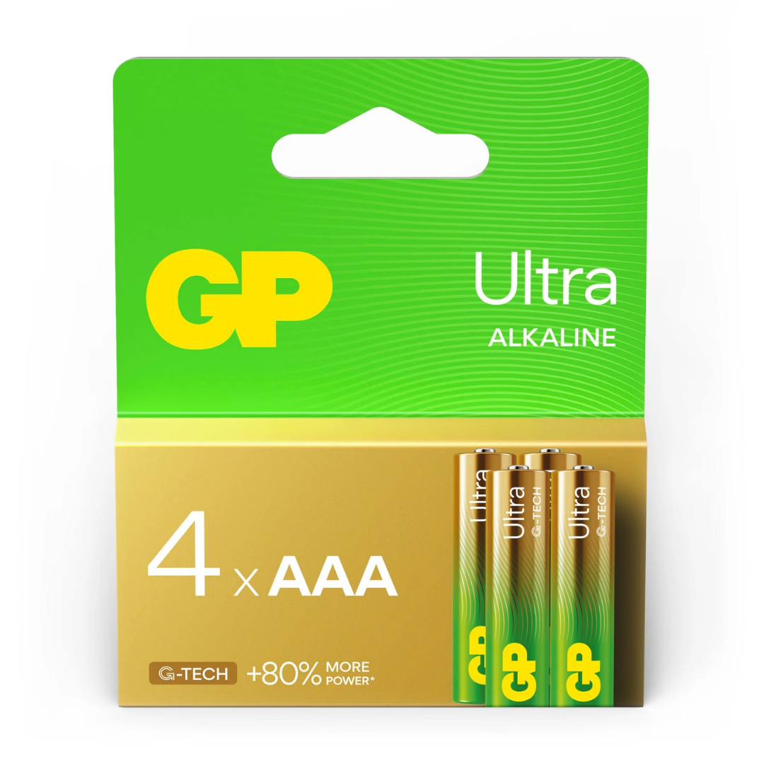 GP Ultra Alkaline AAA Batteries