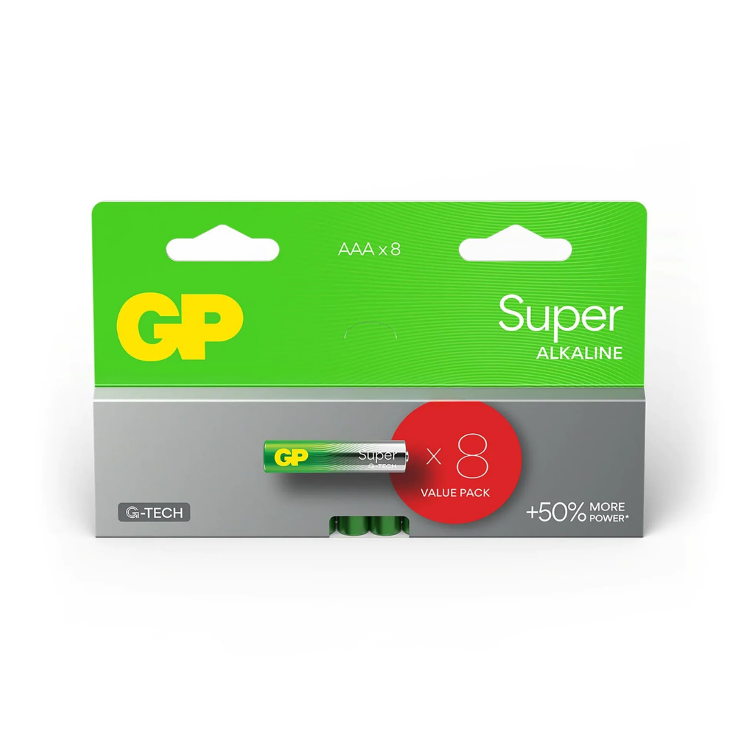 GP Super Alkaline AAA Batteries