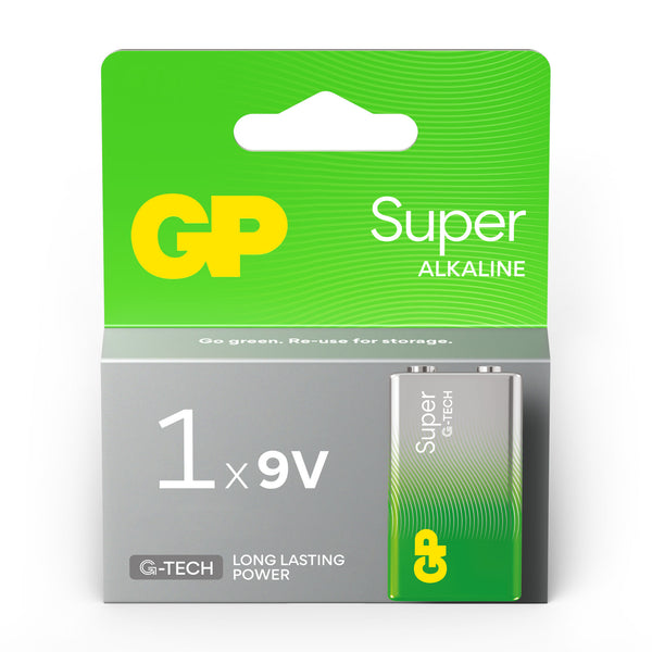 GP Super Alkaline 9V Batterien