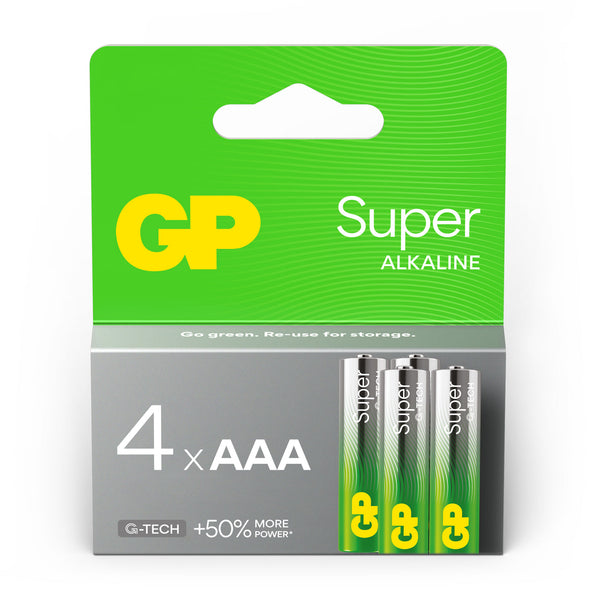 GP Super Alkaline AAA Batteries