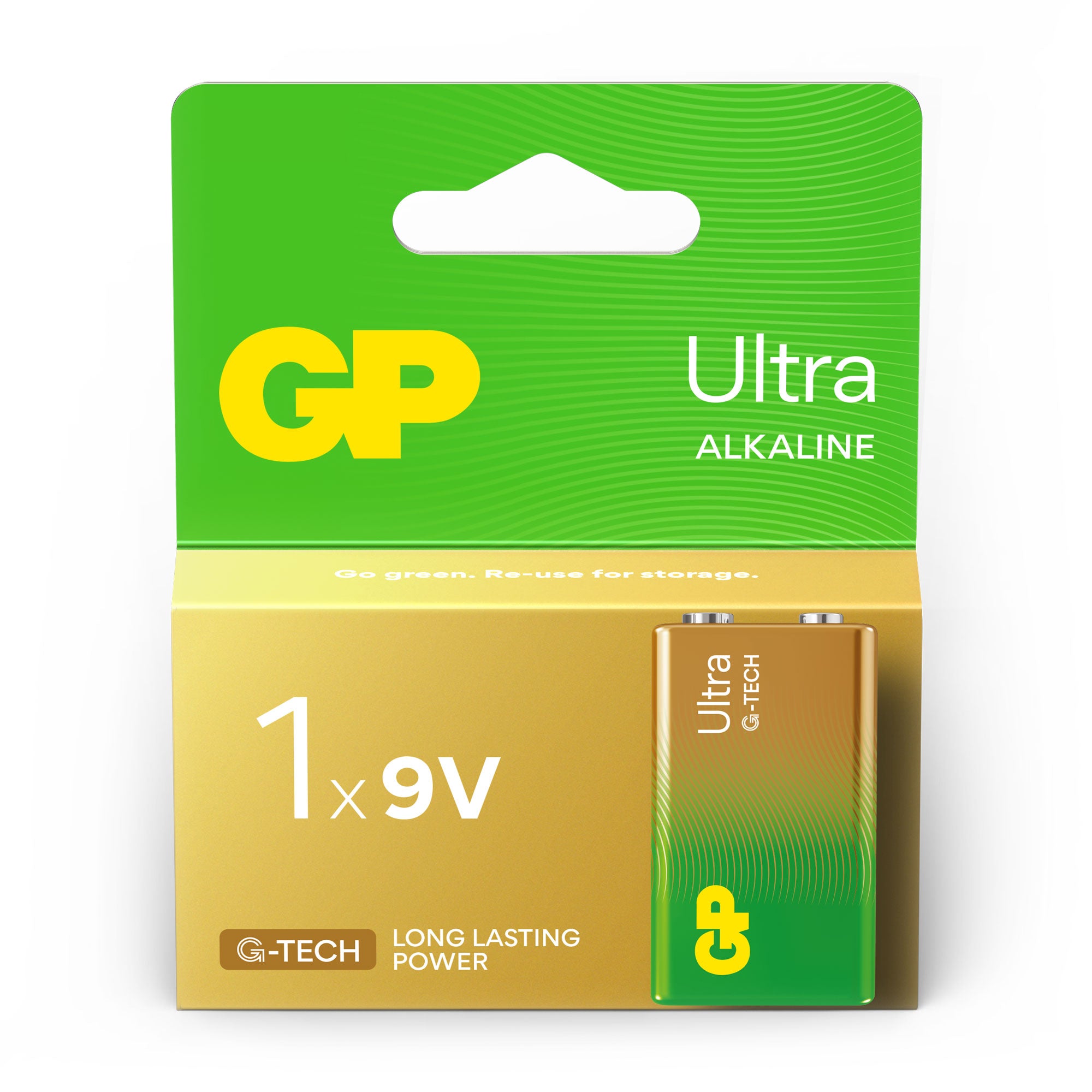 GP Ultra Alkaline 9V Batterien