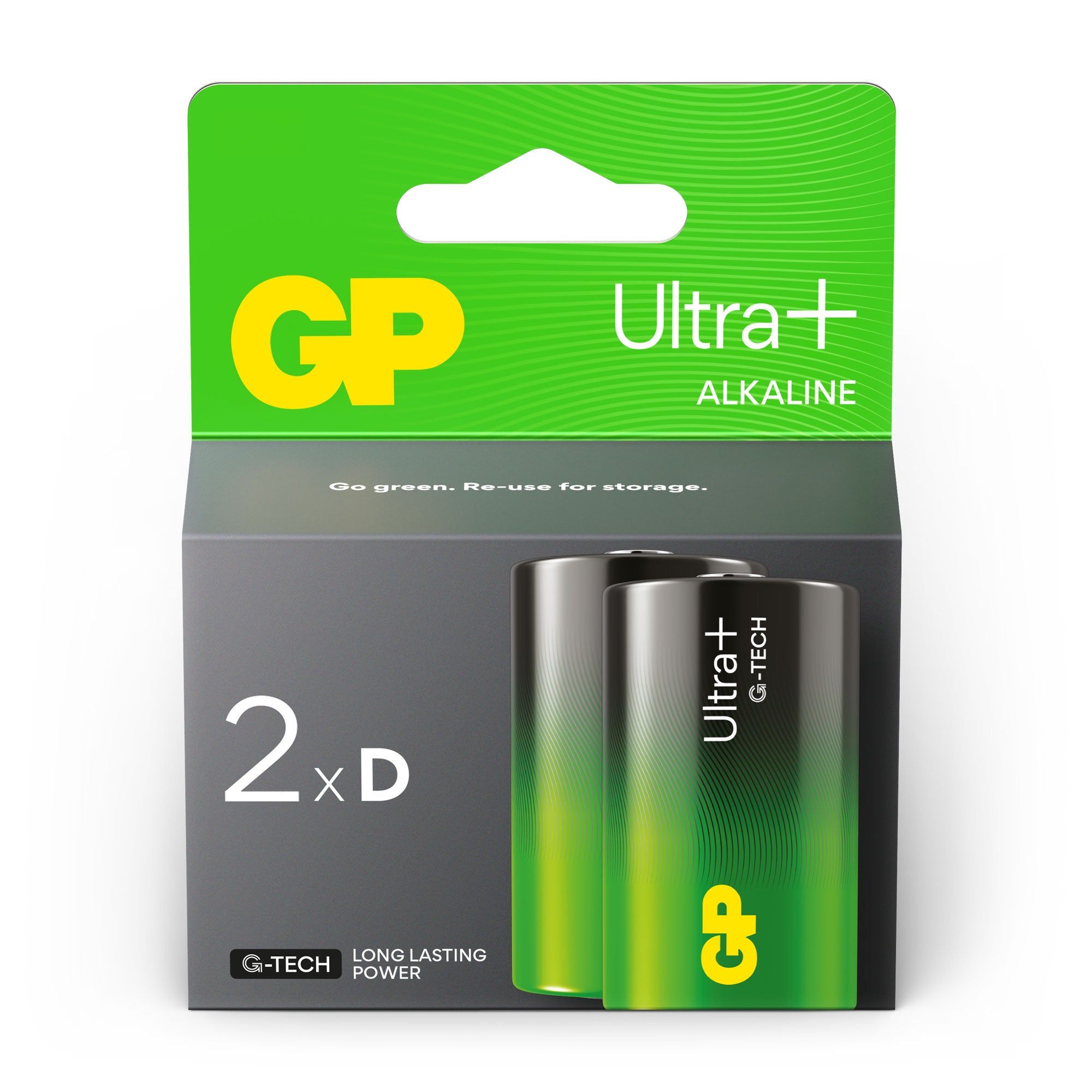 GP Ultra+ Alkaline D Batterien