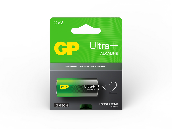 GP Ultra+ Alkaline C Batterien