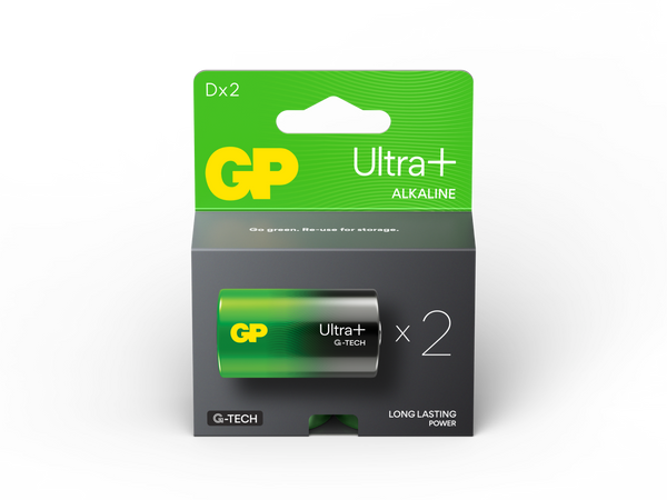 GP Ultra+ Alkaline D Batterien
