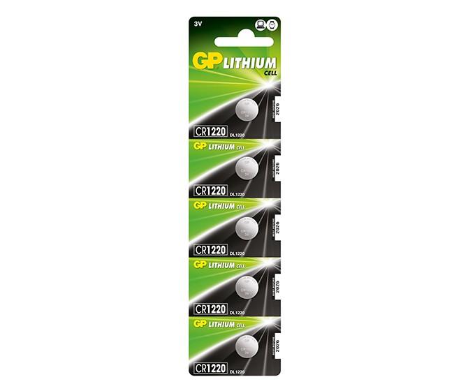 GP CR1220 Lithium Knopfzelle