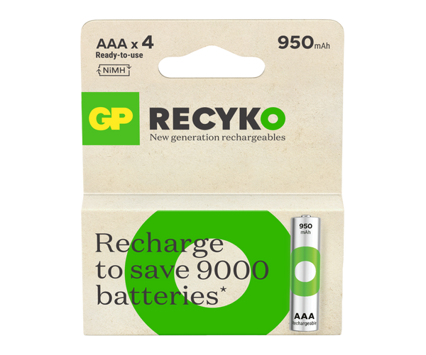 GP RECYKO AAA Wiederaufladbare Akkus