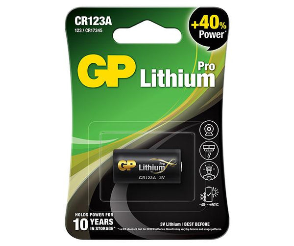 GP CR123A Pro Lithium Batterie