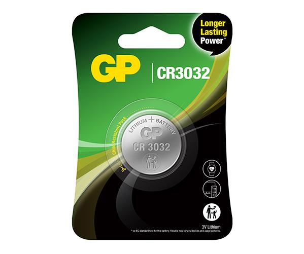 GP CR3032 Lithium Knopfzellen