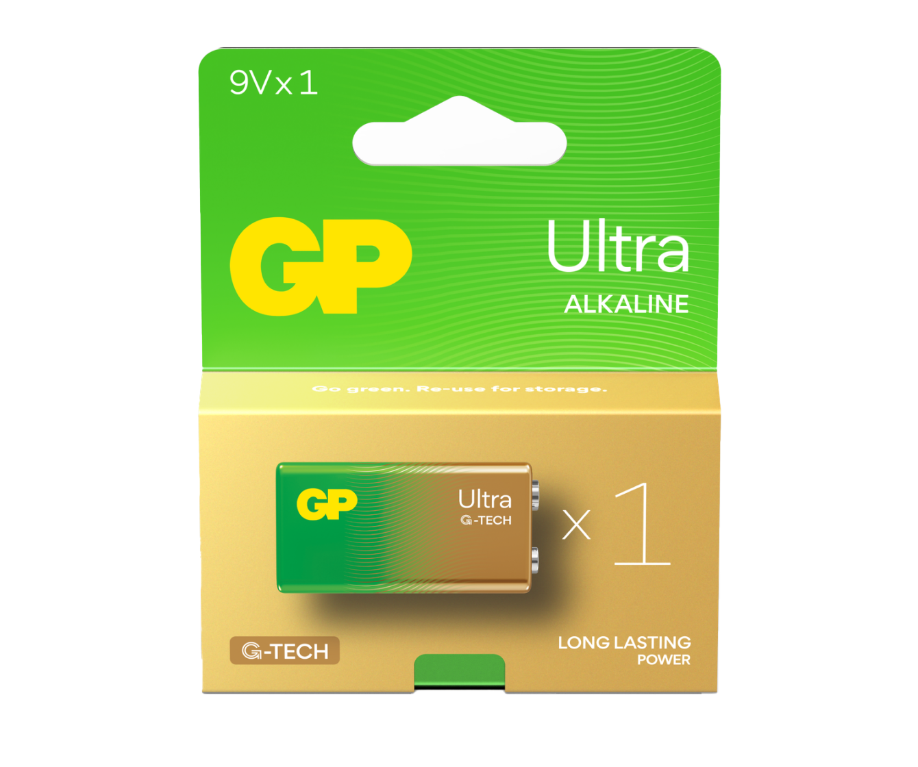 GP Ultra Alkaline 9V Batterien