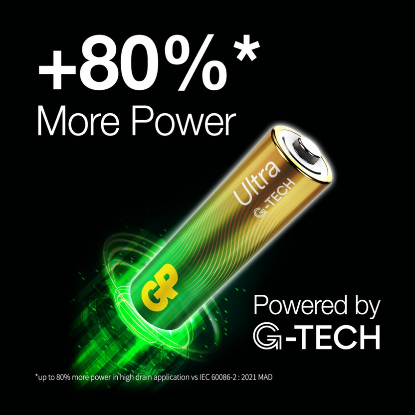GP Ultra Alkaline AA Batteries