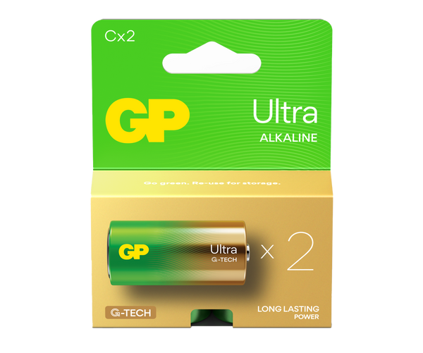 GP Ultra Alkaline C Batterien